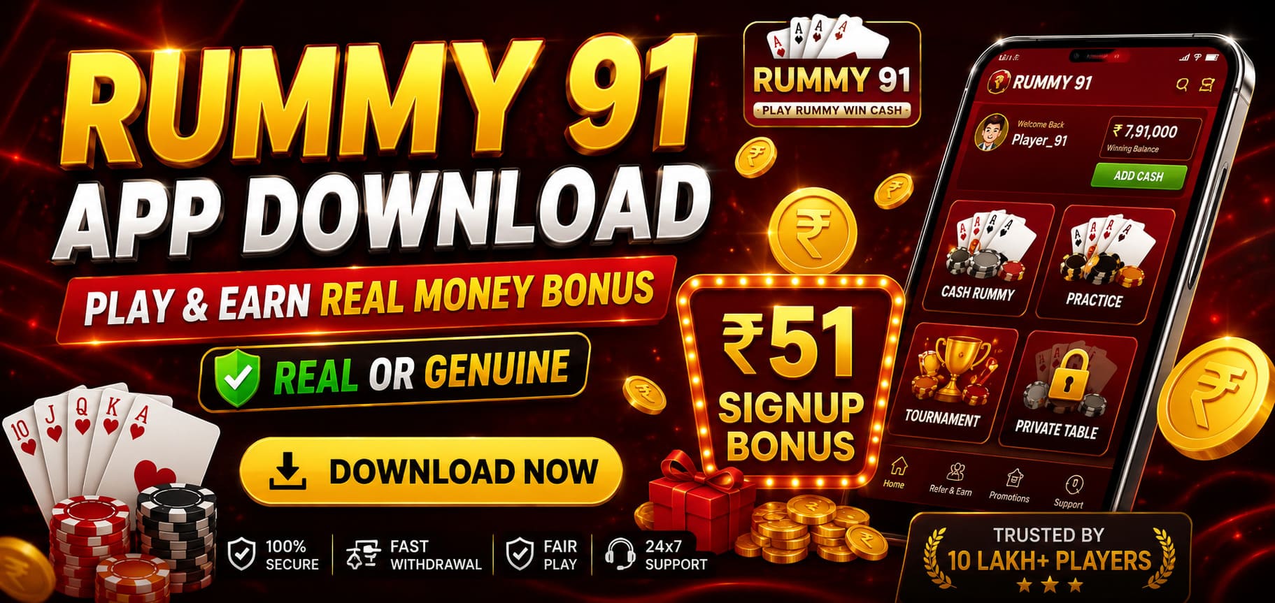 rummy-91-app